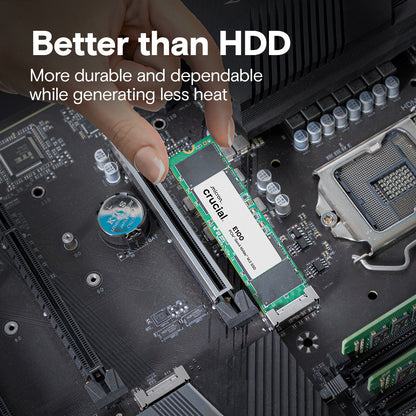 Crucial M.2 2280 E100 2TB Gen4 NVMe PCIe Internal SSD (Retail)