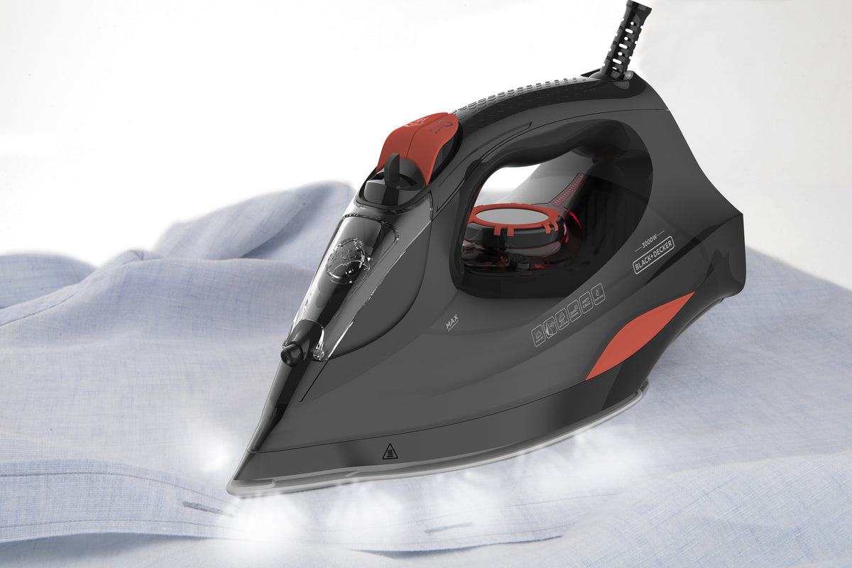 Σίδερο ατμού Black+Decker BXIR3000E (3000 W, μαύρο)