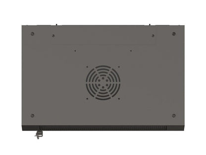 Lanberg WF03-5309-10B 9U Wall-Mounted Rack Cabinet - Black