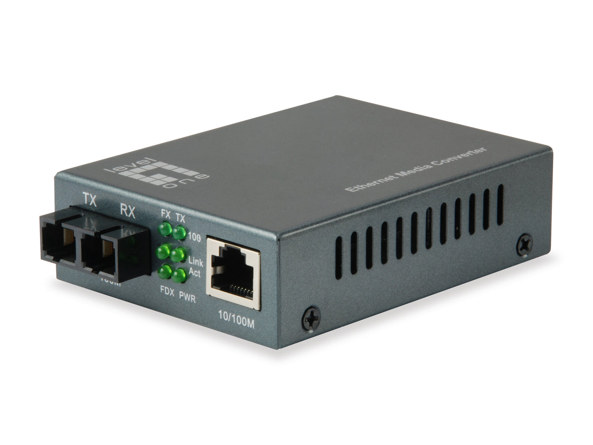 LevelOne Media Konverter RJ45->SC FE SM         1310nm  20km