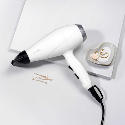 Πιστολάκι μαλλιών BaByliss 6704WE 2000 W σε μαύρο και λευκό χρώμα