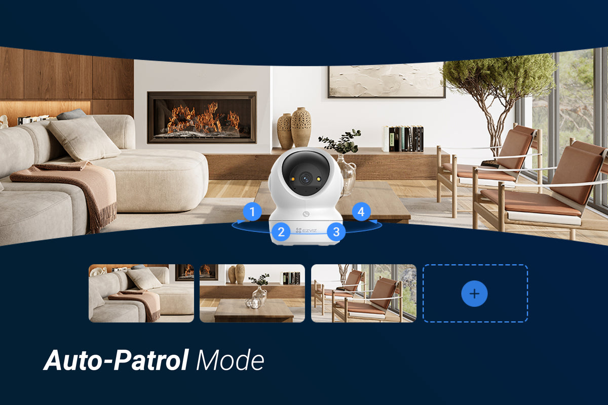EZVIZ H6C security camera Spherical IP security camera Indoor 1920 x 1080 pixels Desk