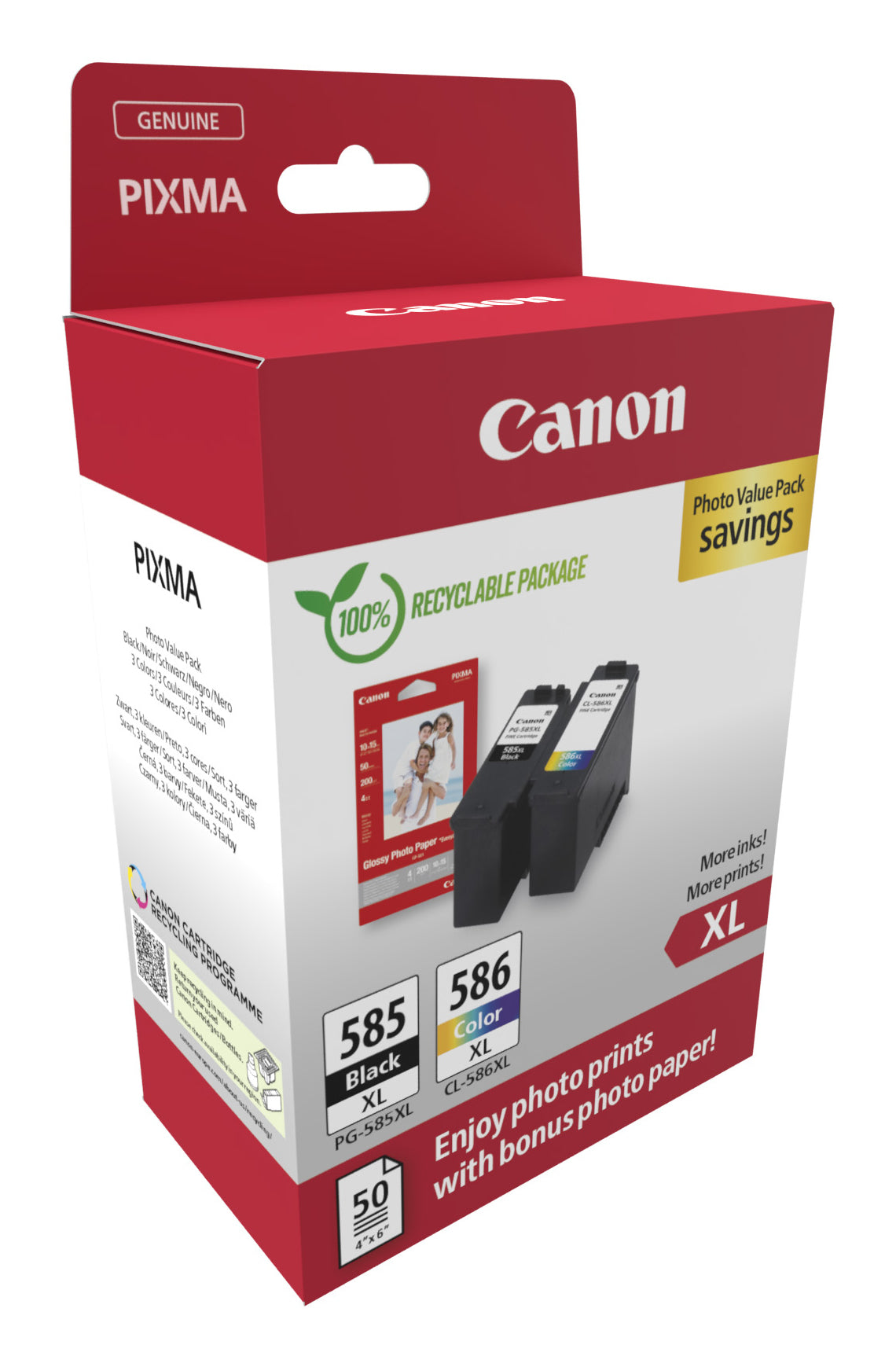 Canon PG-585 XL / CL-586 XL Photo Value Pack