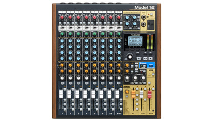 Tascam Model 12 12 channels 20 - 20000 Hz Black, Wood