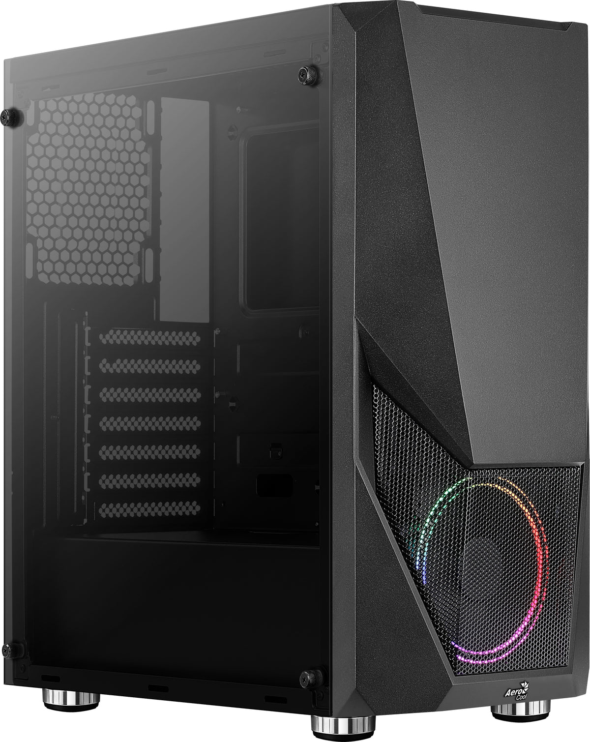 Aerocool PGS Zauron FRGB-G-BK-V1 Black PC Case