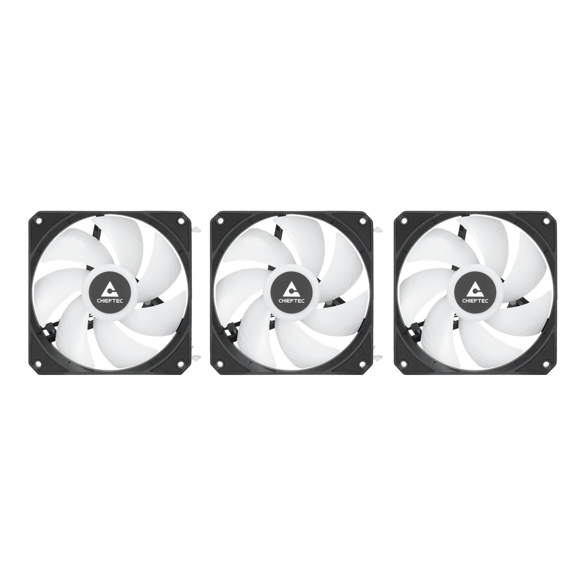 Chieftec CLC-360-VRM-RGB computer cooling system Computer case All-in-one liquid cooler 12 cm Black