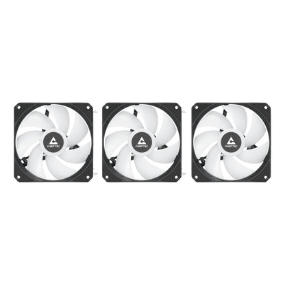 Chieftec CLC-360-VRM-RGB computer cooling system Computer case All-in-one liquid cooler 12 cm Black
