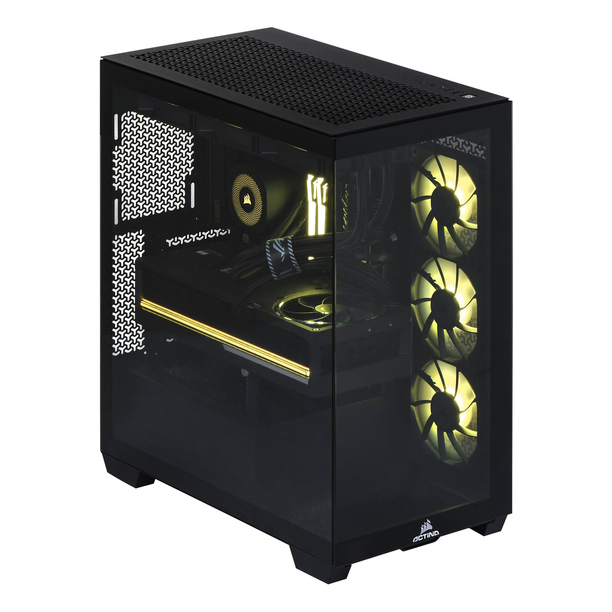 Actina 5901443413714 Επιτραπέζιος Υπολογιστής AMD Ryzen™ 7 9800X3D, 32 GB DDR5-SDRAM, 2 TB SSD, NVIDIA GeForce RTX 5070 Ti, Midi Tower Μαύρο