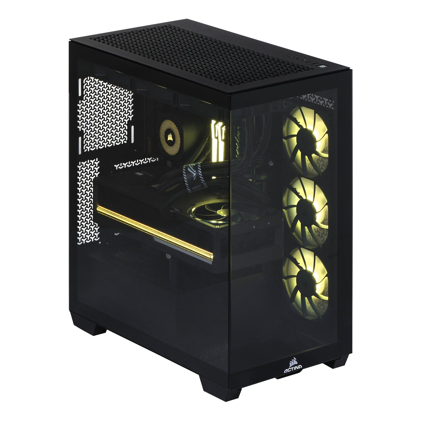 Actina 5901443415947 PC AMD Ryzen™ 7 7800X3D 32 GB DDR5-SDRAM 2 TB SSD AMD Radeon RX 9070 XT Midi Tower Black