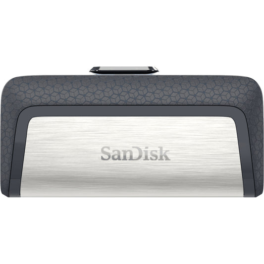 SanDisk Ultra Dual Drive USB Type-C μονάδα USB flash 128 GB USB Type-A / USB Type-C 3.2 Gen 1 (3.1 Gen 1) Μαύρος (Μαύρο), Άργυρος