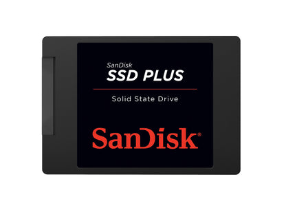 SanDisk SSD Plus           480GB Read 535 MB/s    SDSSDA-480G-G26