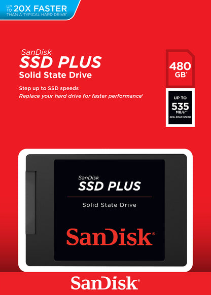 SanDisk Plus 480 GB 2.5" Serial ATA III SLC