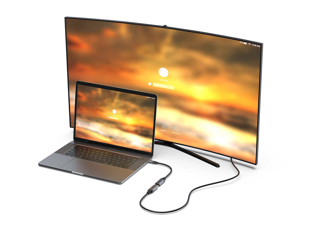 Equip Adapter USB-C->HDMI2.1        St/Bu 8K/ 60Hz 0.15m PVC