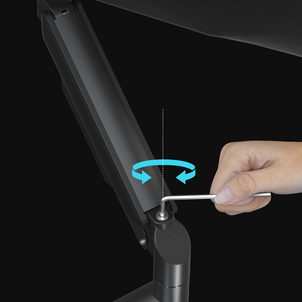 Gembird MA-DA1-04 Full-motion desk display mounting arm, 17”-32”, black