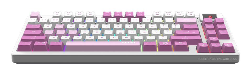 MSI FORGE GK600 TKL Violet, wireless