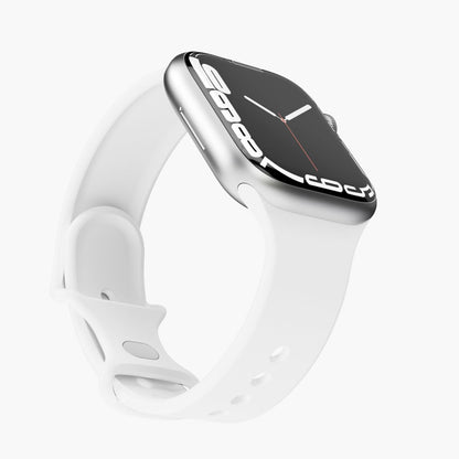 VonMählen Watchstrap for Apple Silicone Loop Case 1 Band One white (AWS00001)