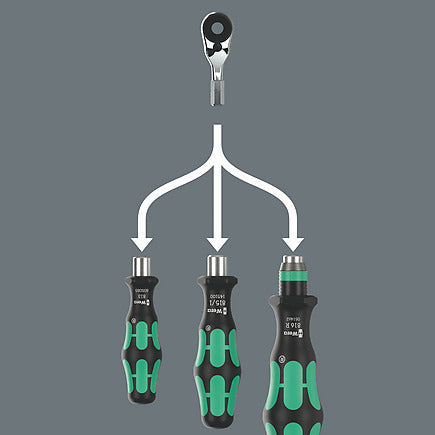 Wera 8011 Zyklop Mini 4, 1/4x50.0