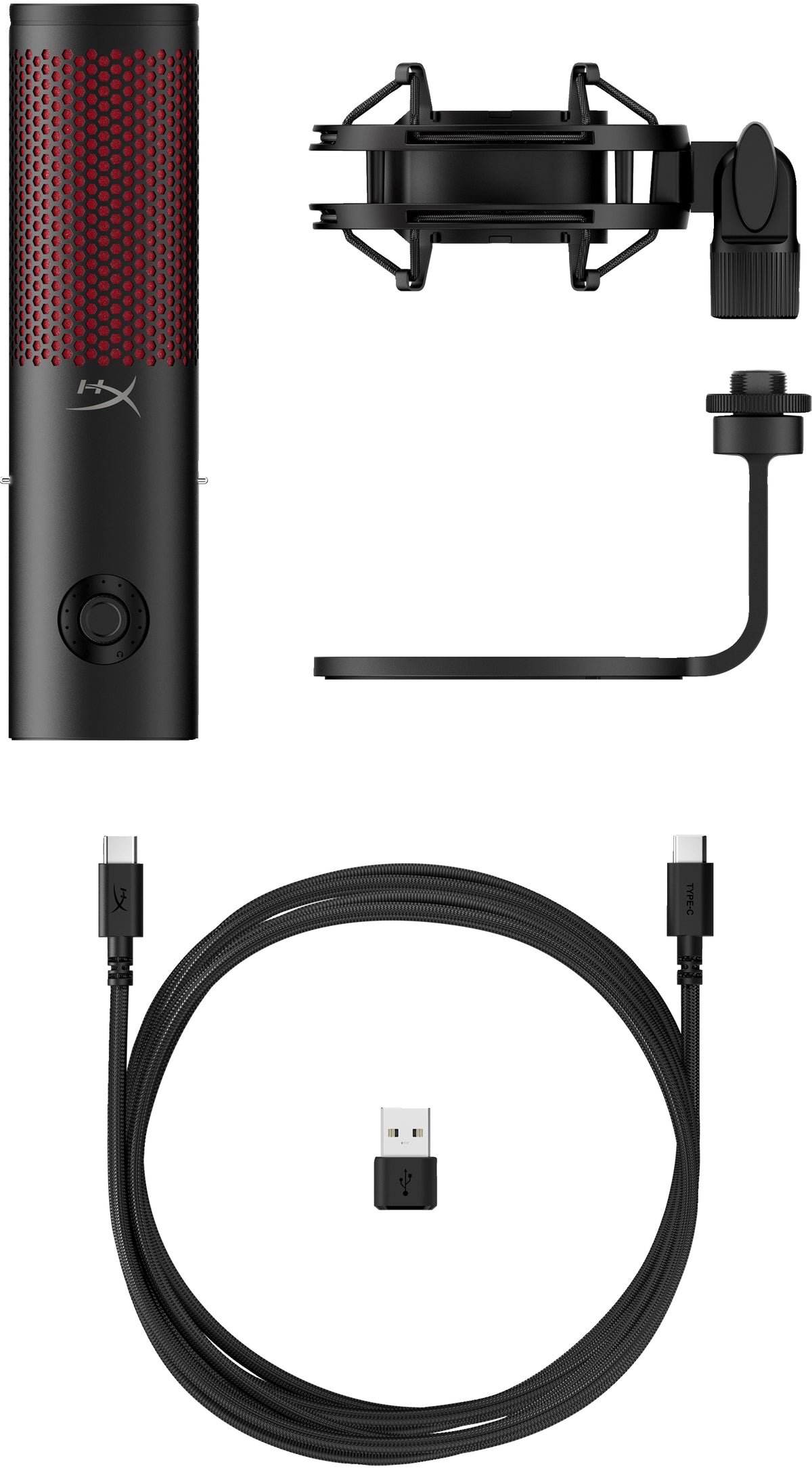 HyperX QuadCast 2 Black-Red