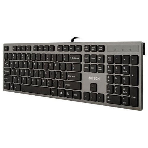 A4Tech KV-300H USB Keyboard QWERTY Black and Grey