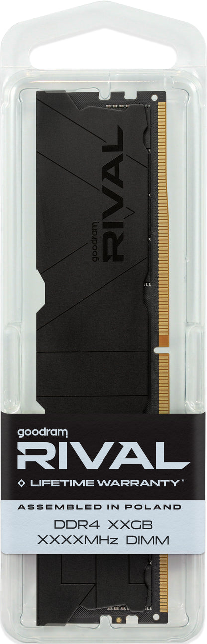 Goodram *DDR4 Rival Deep Black 32GB(2*16)/3600 CL18 memory module 2 x 16 GB 3600 MT/s 288-pin DIMM