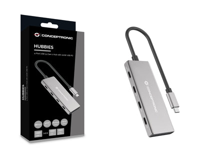 CONCEPTRONIC  4-1 Dock USB-C->3xUSB-C/100WPD         25cm gr