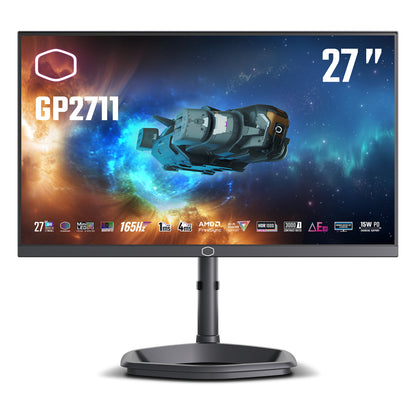 Tempest GP2711 (68.5 cm (27 Zoll), schwarz, QHD, VA, Mini LED, Quantum Dot, 165Hz Panel)