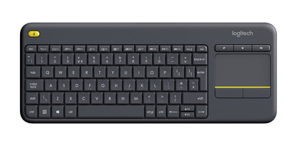 Logitech K400 Plus keyboard RF Wireless Dutch Black