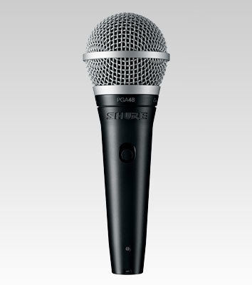 Shure PGA48-XLR Black, Metallic Stage/Performance Microphone