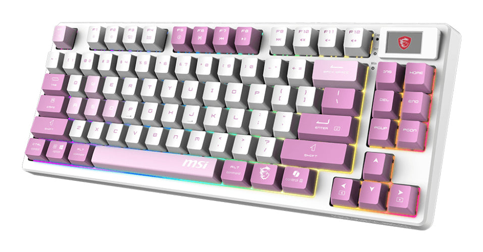 MSI FORGE GK600 TKL Violet, wireless