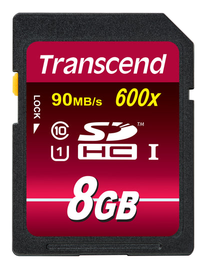 Transcend SDHC               8GB Class10 UHS-I 600x Ultimate