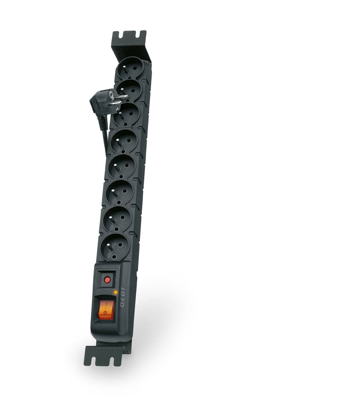 Listwa zasilająca Acar S8 FA RACK (1,5m ; czarny)