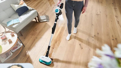 Cordless 2-in-1 hoover, vacuuming and mopping Unlimited 7 ProHygienic Aqua White