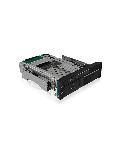 We-Ra IcyBox 1x2.5" + 1x3.5" SATA/SAS => 2x SATA Host 5.25"