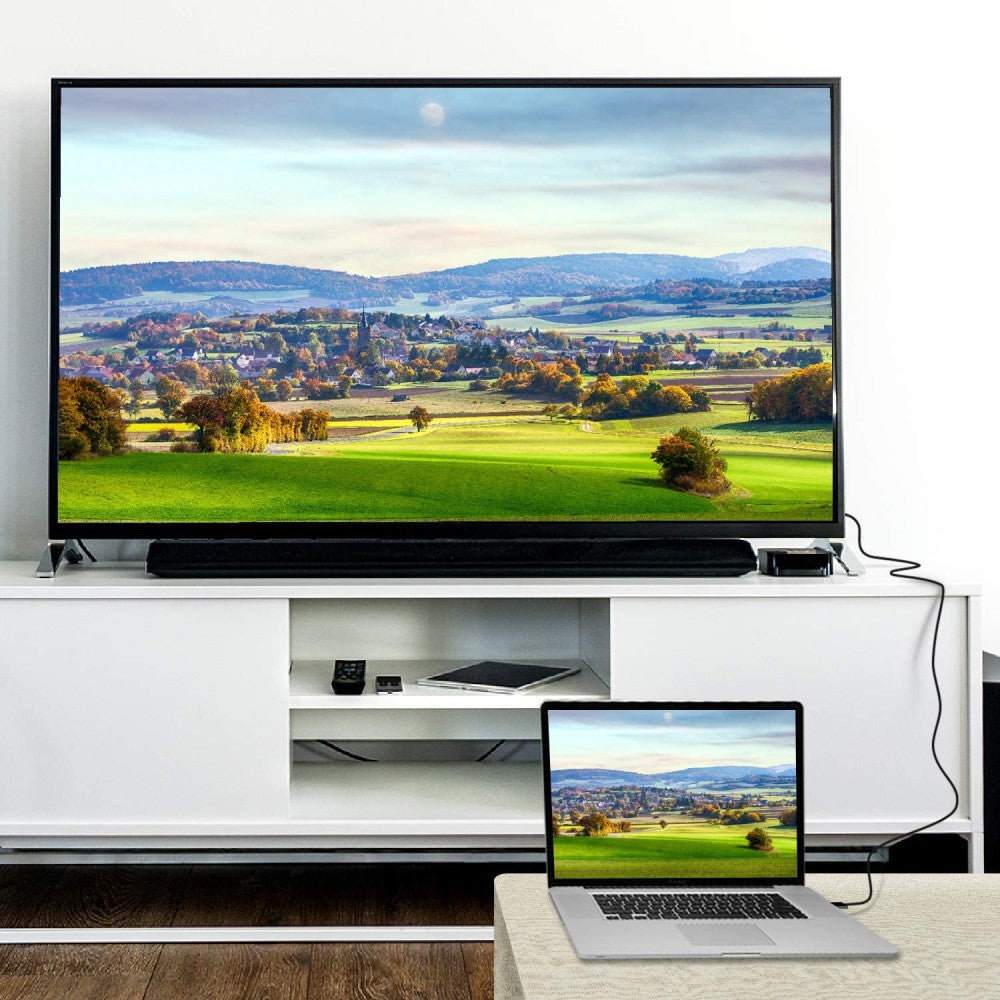 Techly DisplayPort 1.2 auf HDMI Kabel schwarz 2m