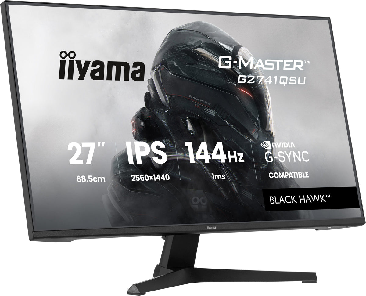 IIYAMA 68.6εκ (27") G2741QSU-B1 16:9 HDMI+DP+2xUSB IPS