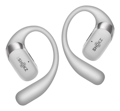 Ακουστικά SHOKZ OpenFit 2+ Ασύρματα με Επαγωγικά Κουδούνια και Στερεοφωνική Μουσική Bluetooth σε Γκρι Χρώμα