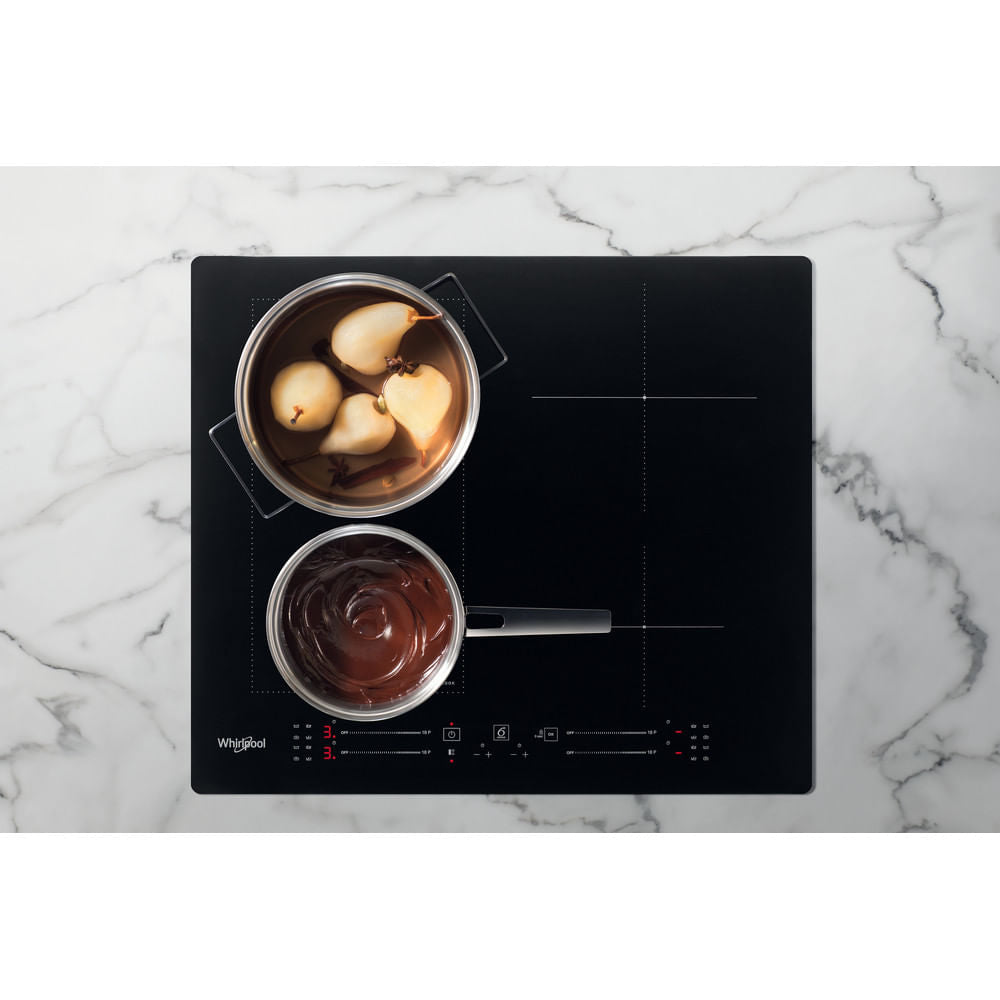 Whirlpool WL S7960 NE Black Built-in 60 cm Zone induction hob 4 zone(s)