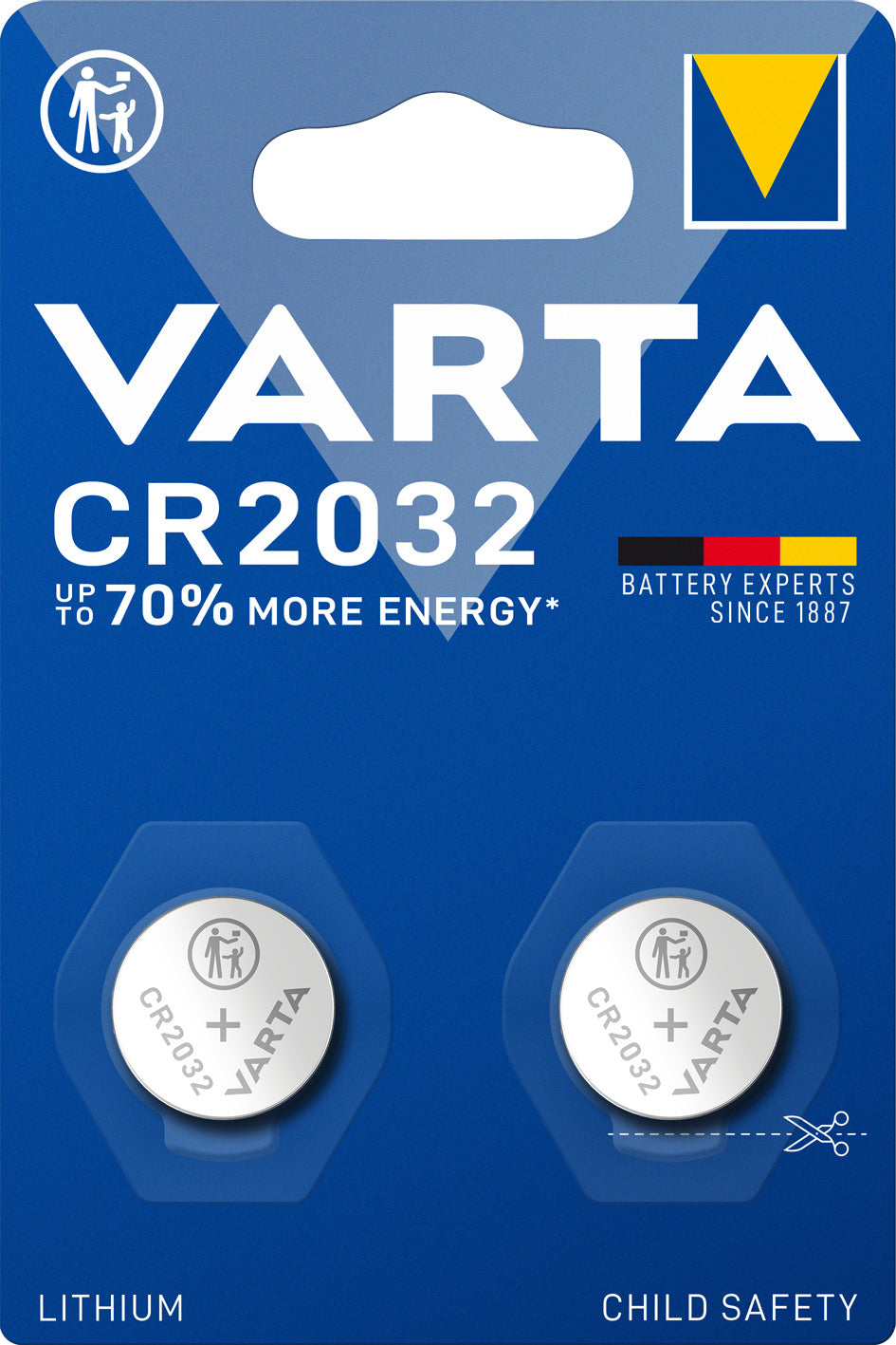 1x2 Varta electronic CR 2032