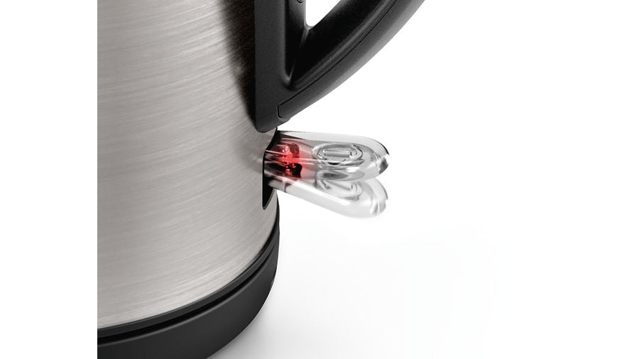 Bosch TWK3P420 electric kettle 1.7 L 2400 W Black, Stainless steel