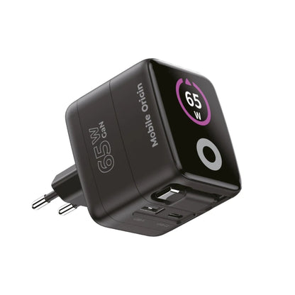Mobile Origin 65W GaN Charger PW3 USB-C with 65cm cable + USB-A