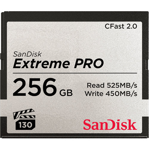 SanDisk Extreme Pro 256 GB CFast 2.0