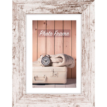 Ξύλινο Κάδρο ZEP Nelson 6 18x24 Λευκό/Καφέ V21186