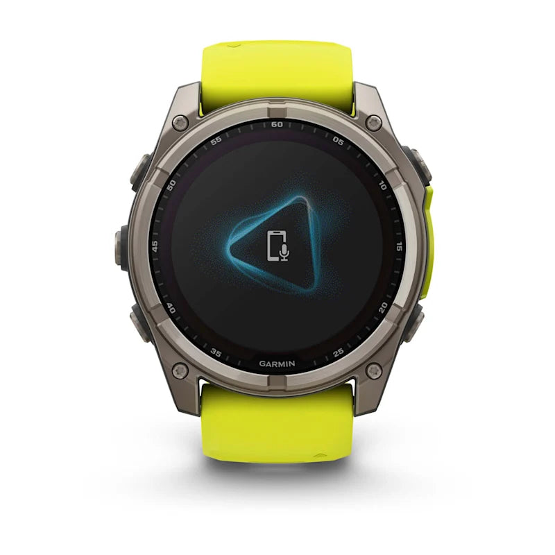 Garmin fenix 8 3.56 cm (1.4") 51 mm Digital 280 x 280 pixels Touchscreen Titanium Wi-Fi GPS (satellite)
