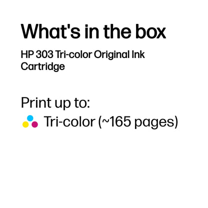 HP 303      Dreifarbig          Tintenpatrone 4ml