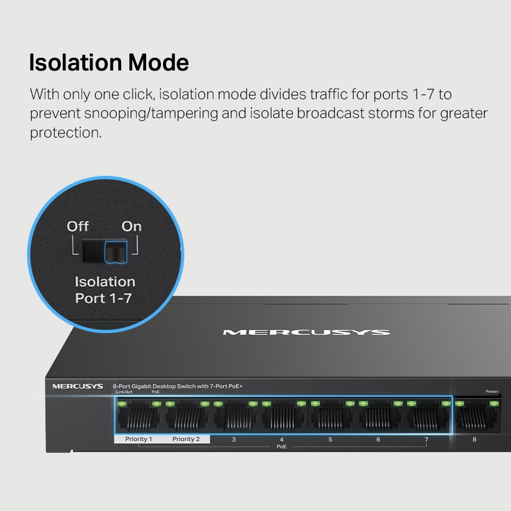 Switch Mercusys MS108GP