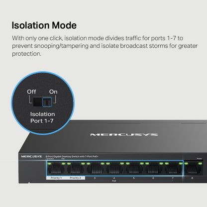 Switch Mercusys MS108GP