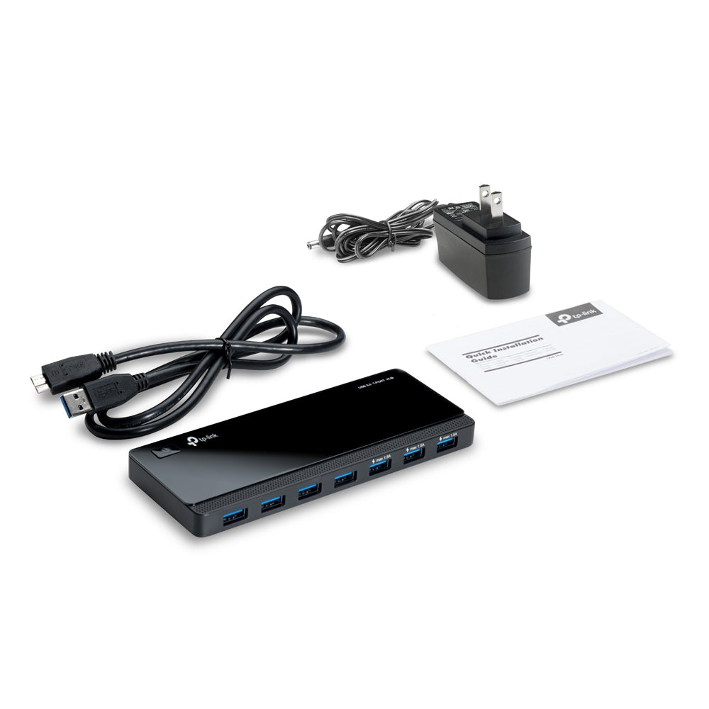 TP-Link UH700 USB 3.2 Gen 1 (3.1 Gen 1) Micro-B 5000 Mbit/s Black