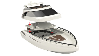 Amewi RC Boat Rising Sun Cruise Yacht Li-Ion Battery 800mAh (8+)