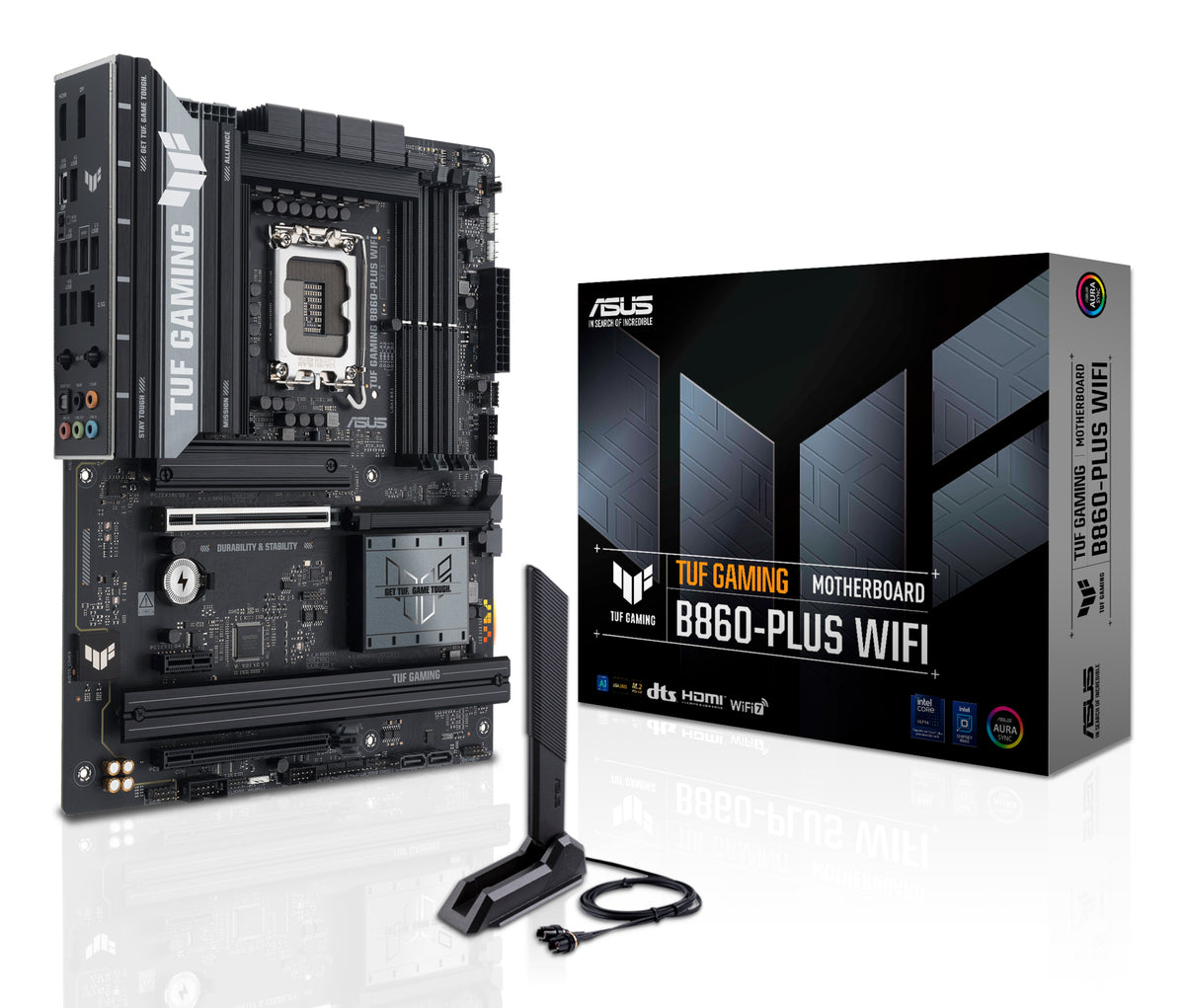 ASUS TUF GAMING B860-PLUS WIFI Intel B860 LGA 1851 (Socket V1) ATX Motherboard