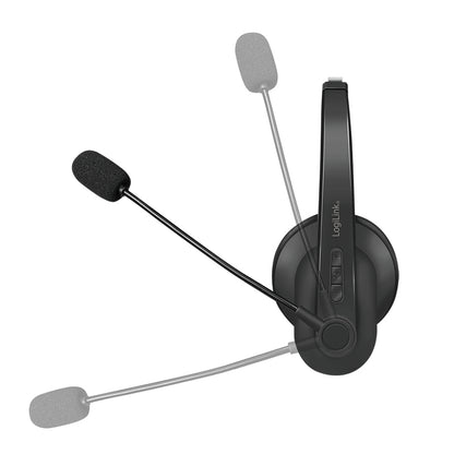 Logilink Bluetooth Headset Mono m.headband & charging stand